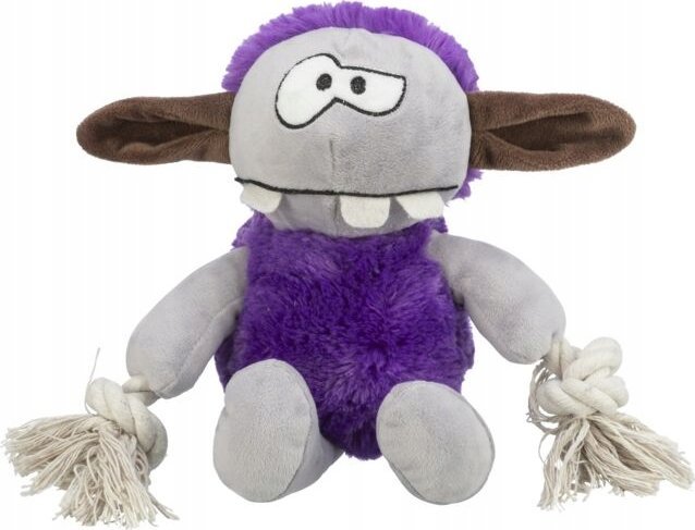 Trixie TRIXIE Monster, Dog, Plush toy, Brown, Grey, Lilac, Cotton, Polyester, 320 mm