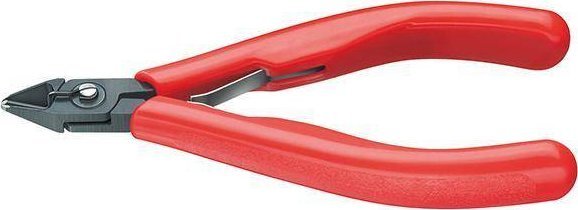 Knipex Szczypce tnące boczne dla elektoników, z zaciskiem do drutu 125mm