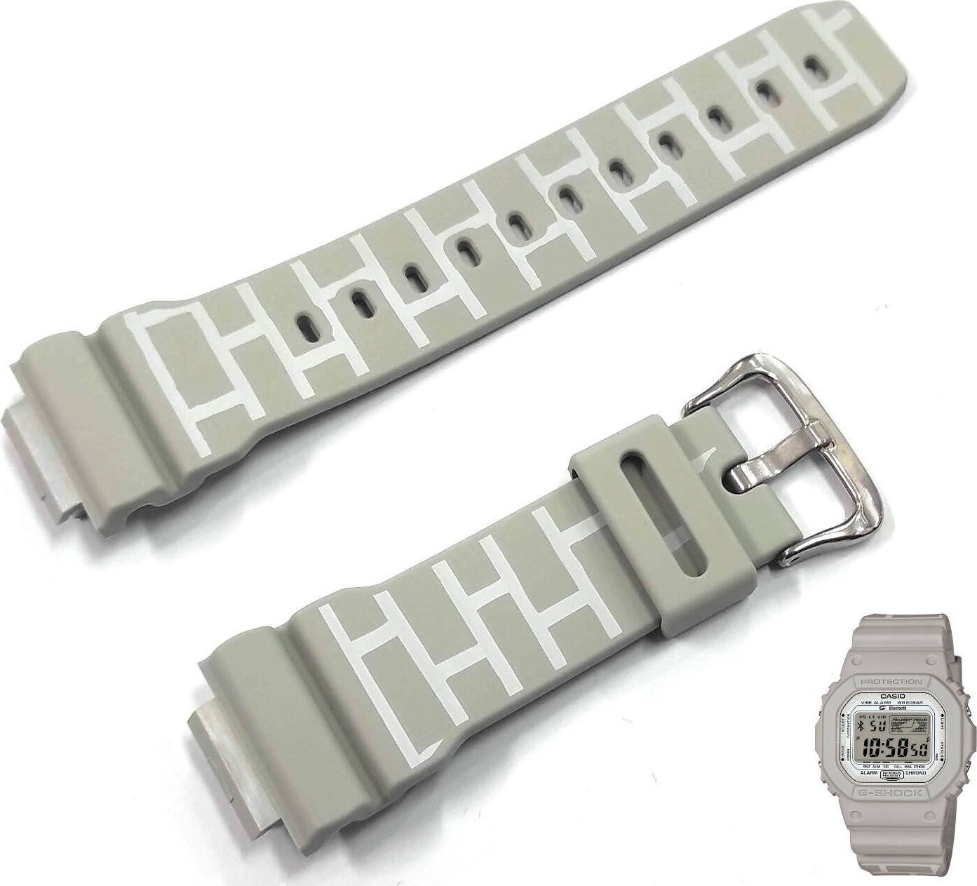 Casio Pasek do zegarka Casio G-Shock GB-5600B szary 10488585