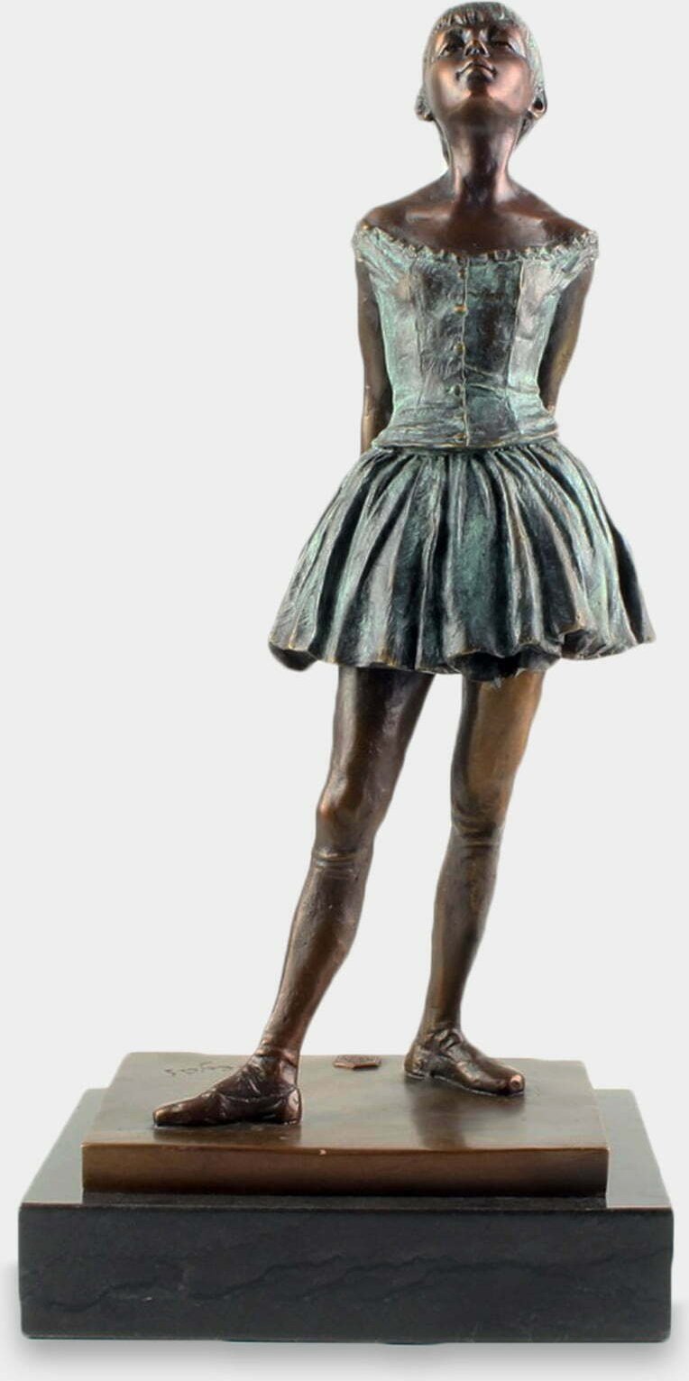 rzezbyzbrazu 14-letnia Baletnica Rzeźba z Brązu Patyna