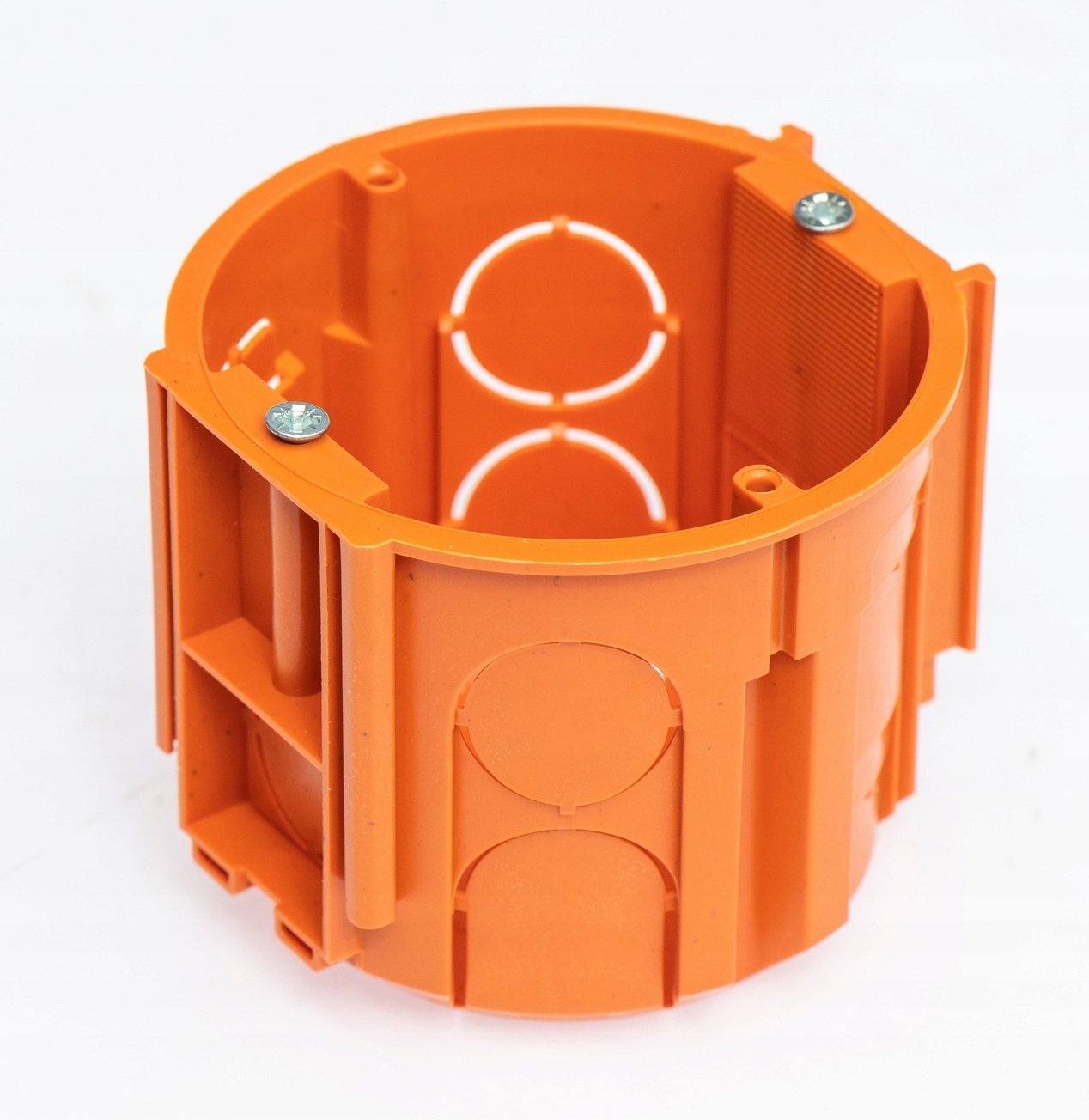 Puszka podtynkowa łączeniowa z wkrętami 60mm fi 68mm A.0082