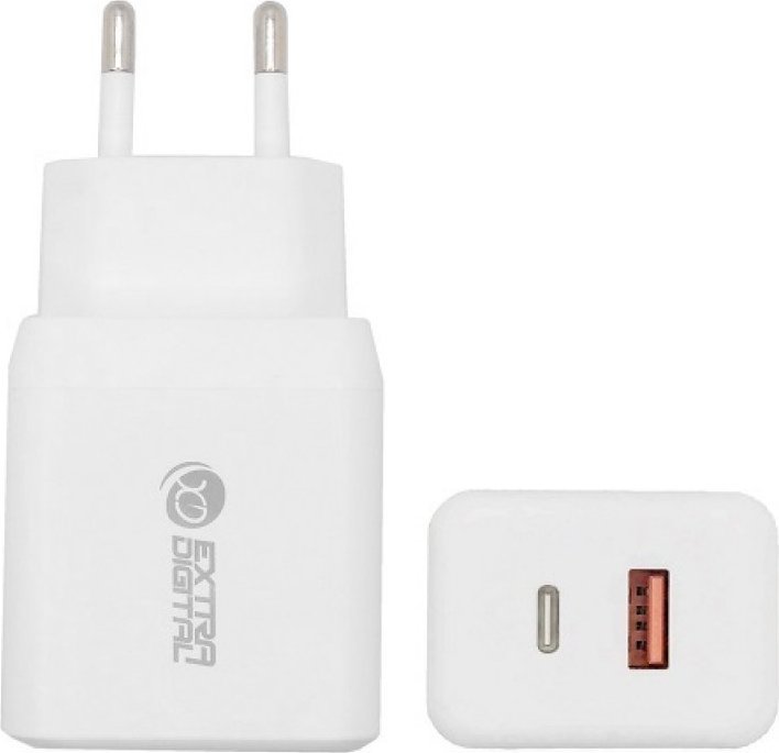 Ładowarka Extra Digital Kroviklis EXTRA DIGITAL USB Type-C, USB Type-A: 35W, PPS