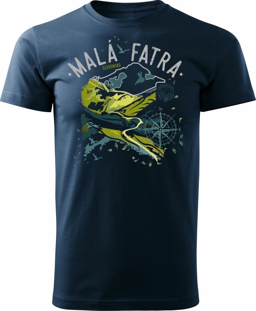 Topslang Koszulka trekkingowa Mala Fatra męska granatowa REGULAR XL