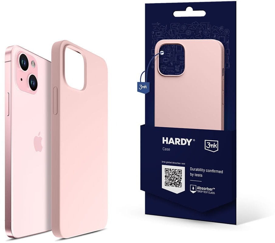 Apple iPhone 15 Plus - 3mk Hardy Silicone MagCase Pink