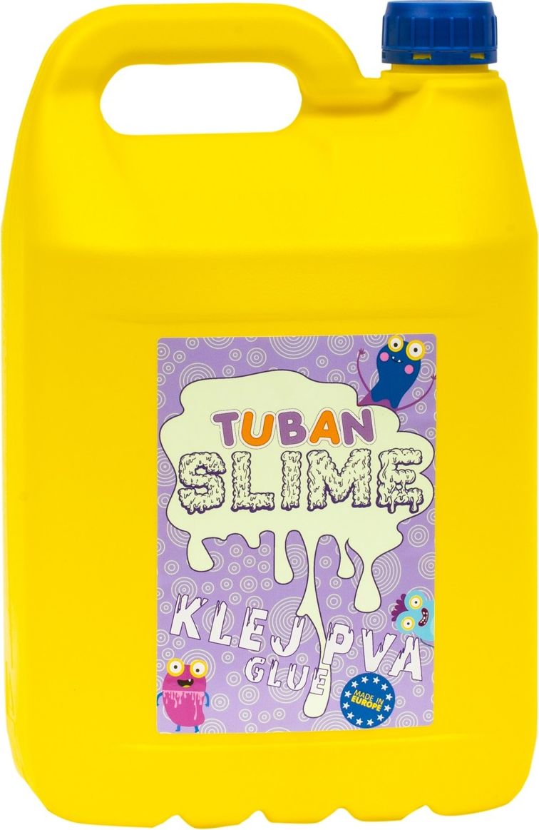 TUBAN BEZBARWNY KLEJ PVA 5L AKTYWATOR 5L 2 BARWNIKI TUBAN SLIME