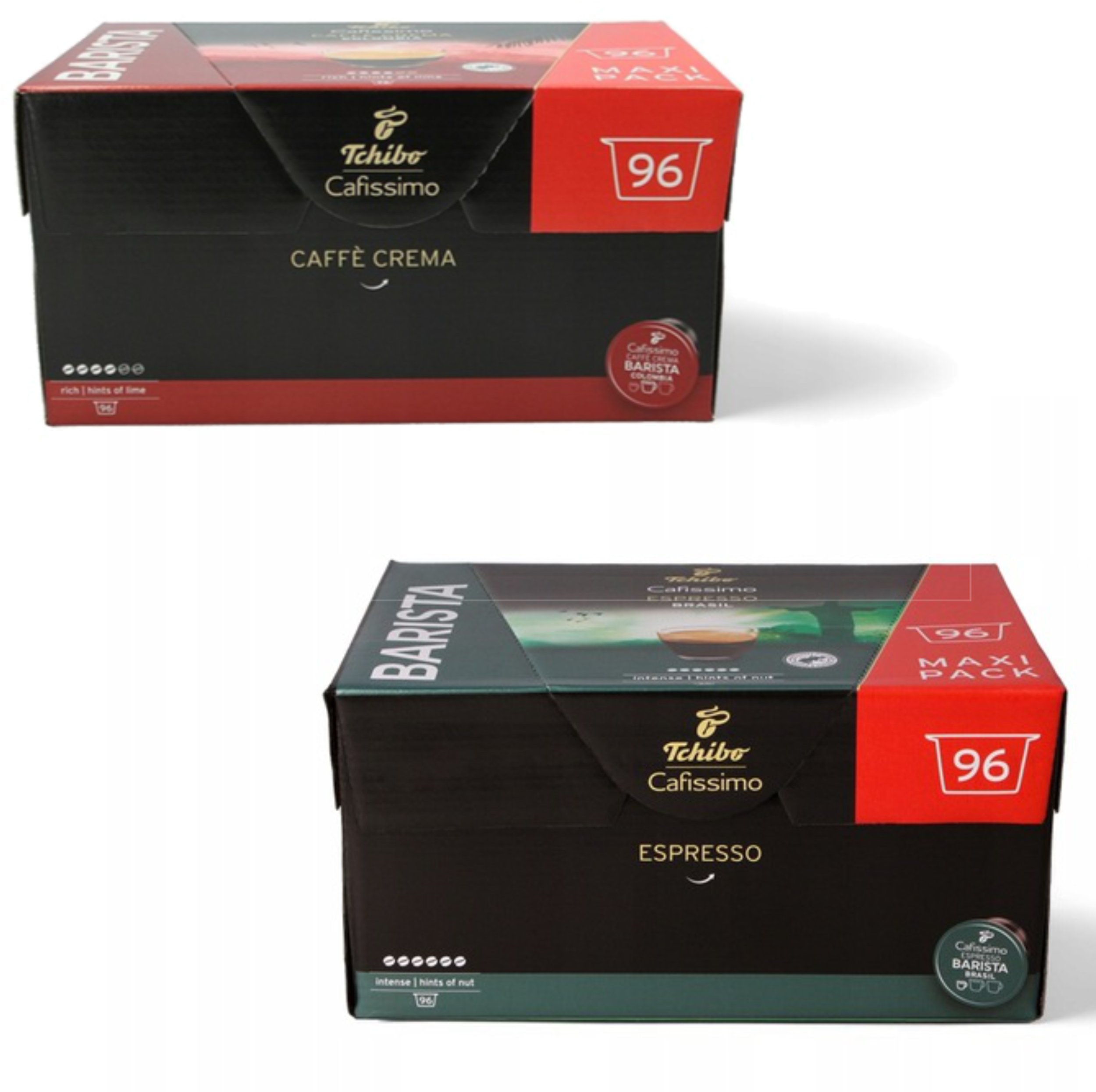 Tchibo Cafissimo Colombia 96 Kapsułek Kawa Arabika / Brasil 96 Kapsułki