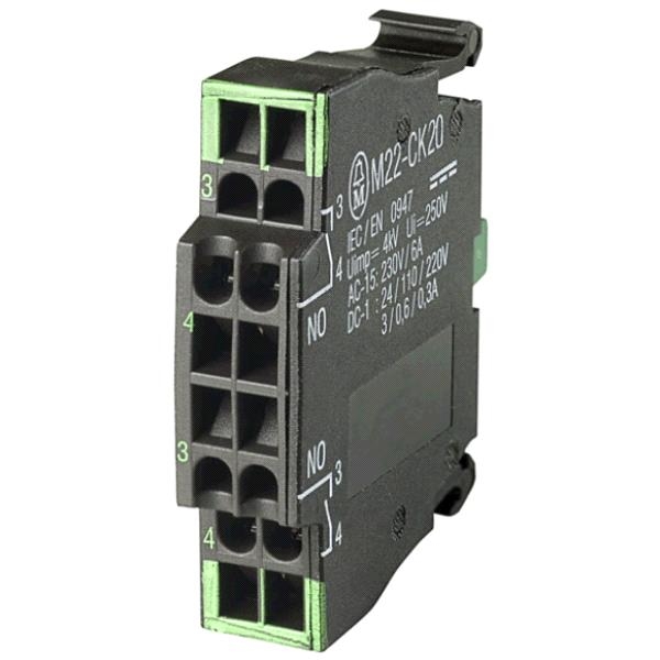 Eaton Styk pomocniczy M22-CK20 2Z montaż czołowy 107898