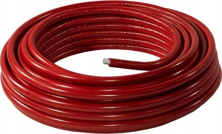 Perfexim 700PER-IZO C Rura PERT/Al/PERT 20x2,0 50mb w otulinie polietylenowej 9 mm czerw.