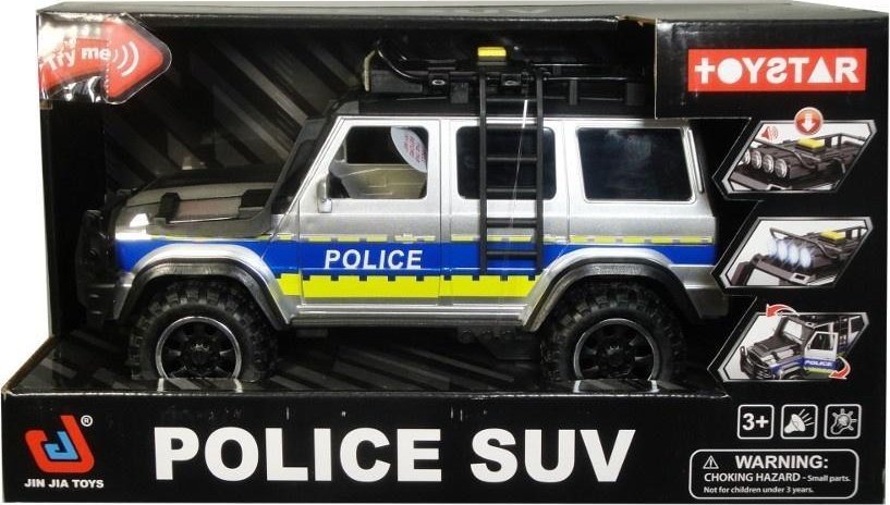 Radiowóz terenowy z napędem światło, dźwięk