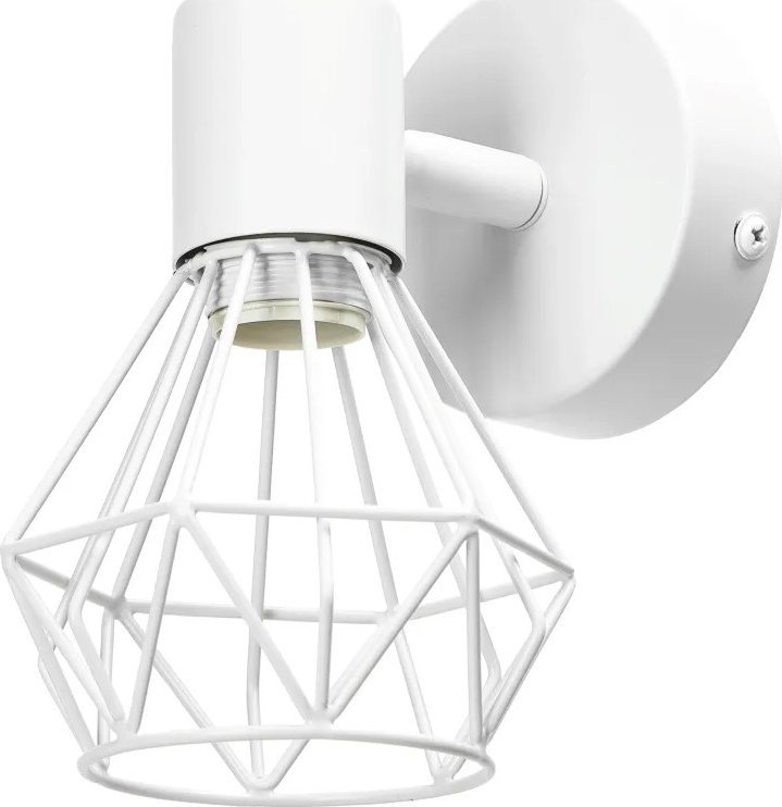 Kinkiet Aigostar Lampka ścienna kinkiet z metalowym regulowanym kloszem z oprawką E14 Lampka ścienna kinkiet z metalowym regulowanym kloszem z oprawk