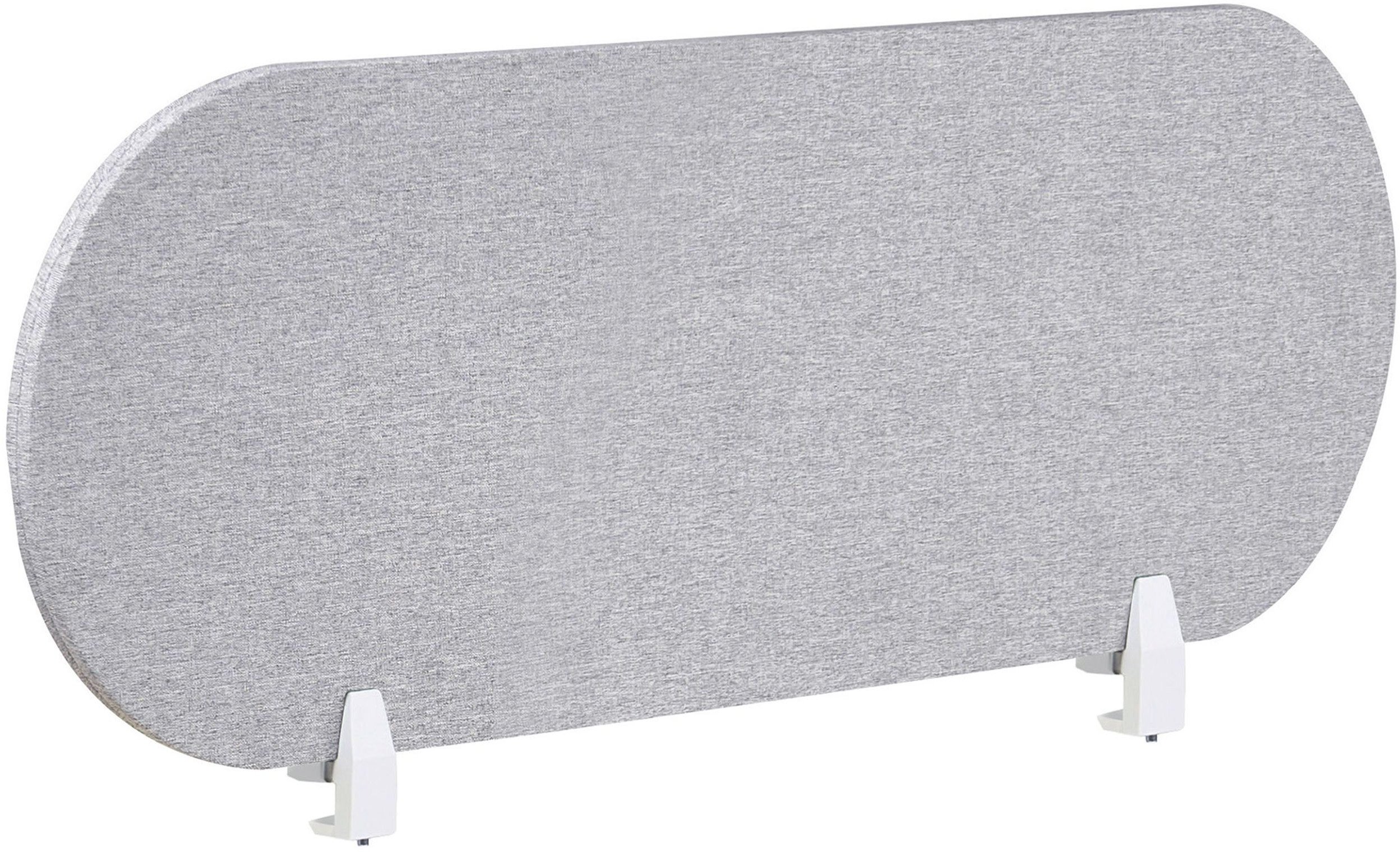 Przegroda na biurko 120 x 40 cm jasnoszara SPARKY