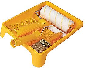 Hardy Zestaw malarski wałek Gepard 10cm i 18cm + kuweta + pędzel (0180-550000)