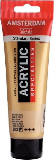 Artequipment Farba akrylowa TALENS AMSTERDAM 120ml 802 - LIGHT GOLD uniw