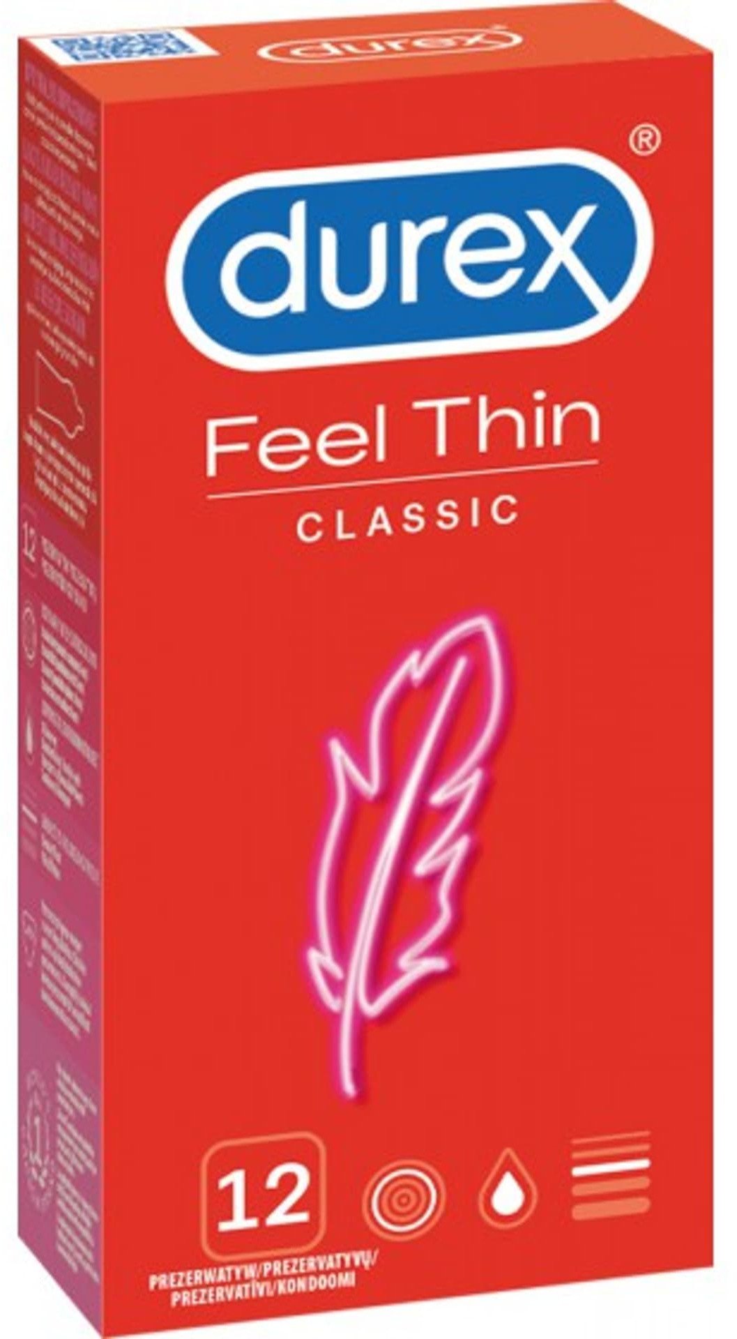 Durex Feel Thin Classic 12 szt.