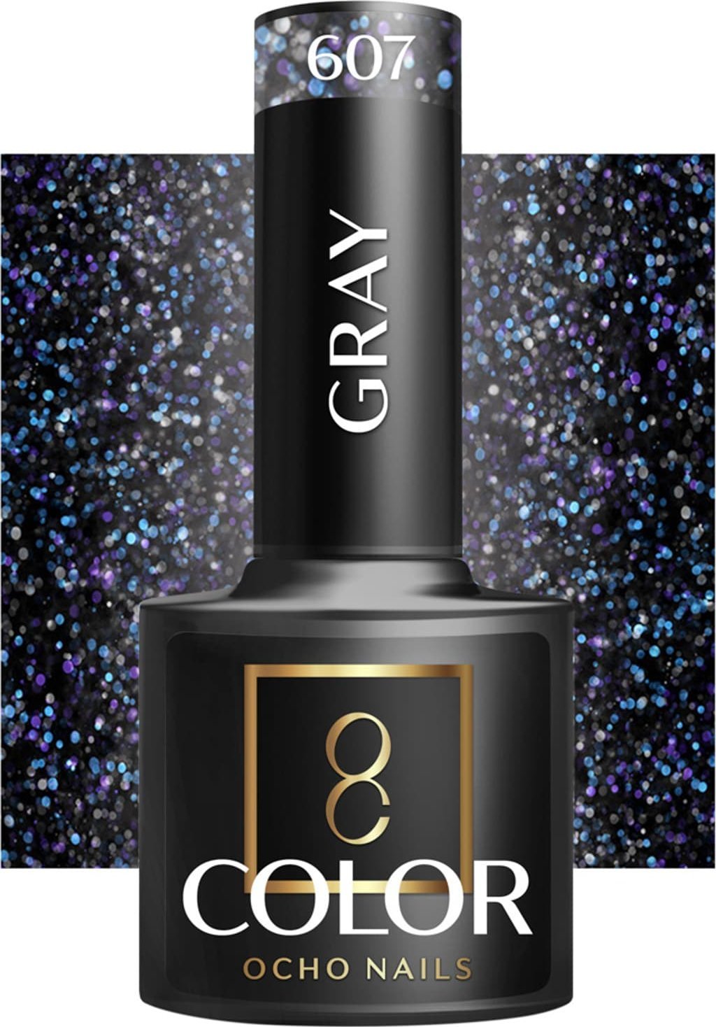 Activeshop OCHO NAILS Lakier hybrydowy gray 607 -5 g