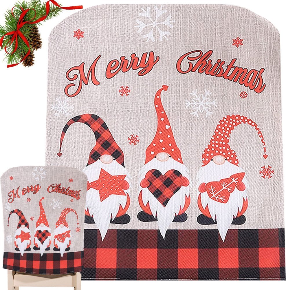 xxxxxxxxxxxxxxxx Verk Group (Verk) Pokrowec na krzesło na oparcie świateczne boże narodzenie dekoracja ozdoba Pokrowec na krzesło na oparcie świateczn