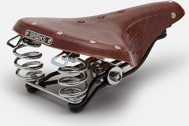 Brooks Siodełko BROOKS B66, Brown, Steel Rail, Waga 1050g, Linia Leather (NEW)