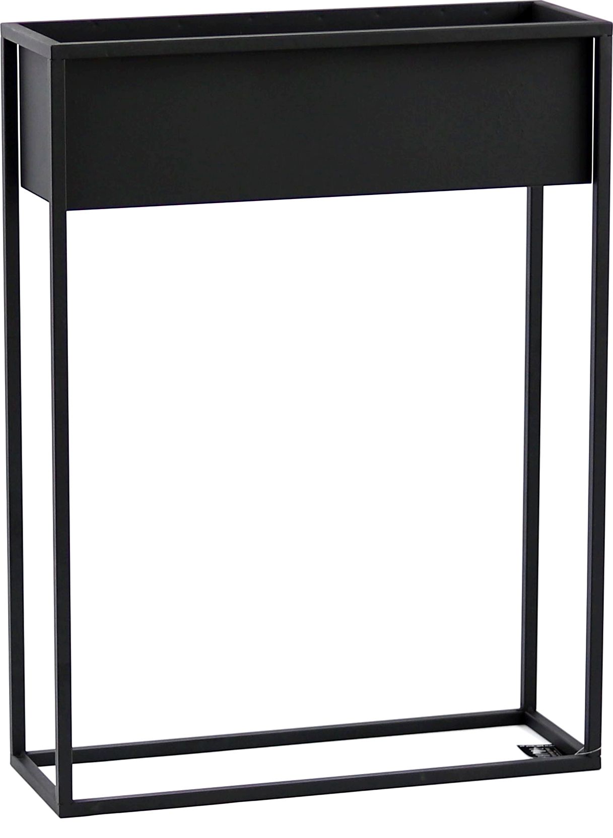 Jakpoldesign Kwietnik Metalowy Stojak CUBO 80x60cm czarny skrzynka loft 05-05