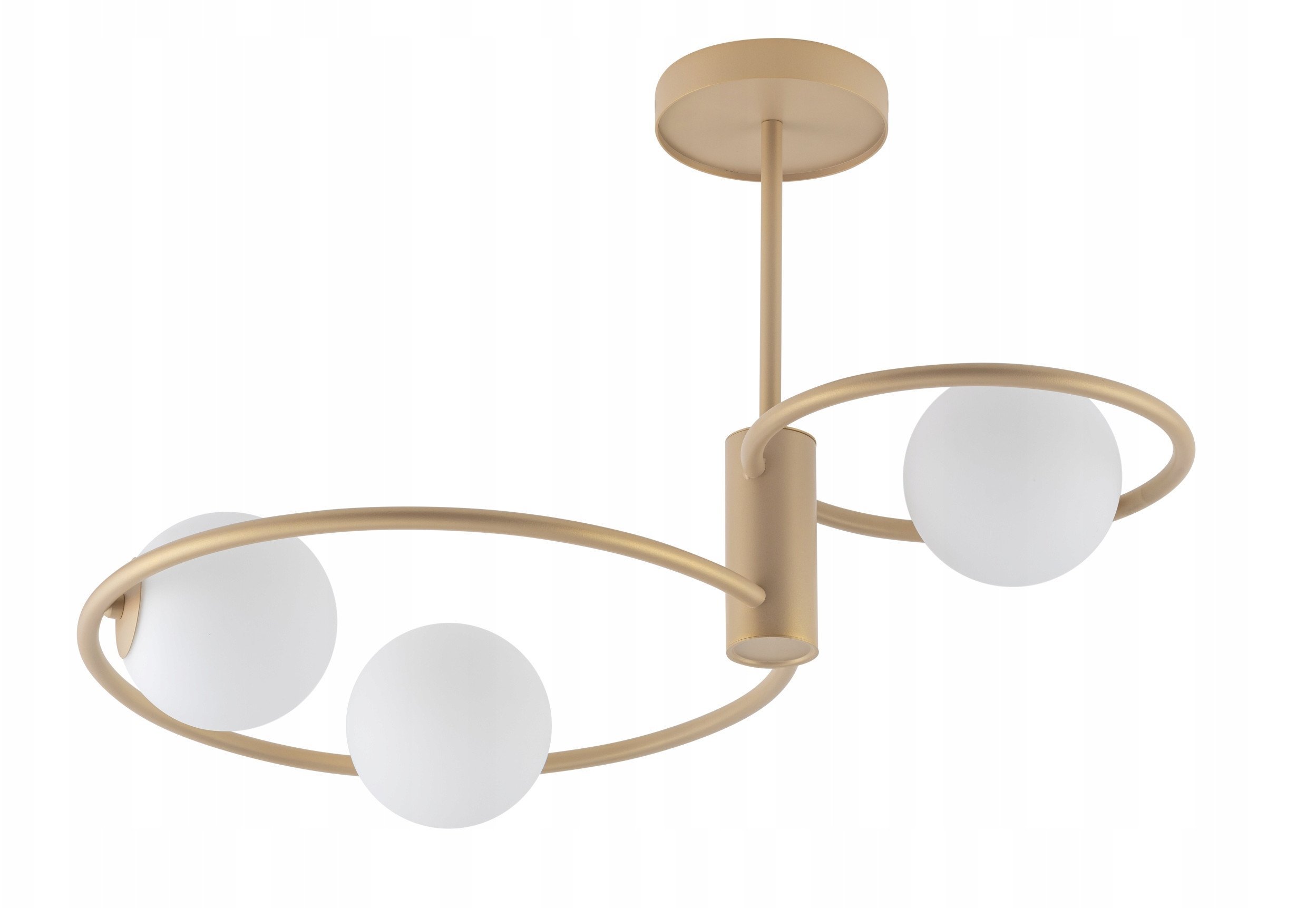 Sigma Aqua 33467 plafon lampa sufitowa 3x12W G9 złoty beż/biały