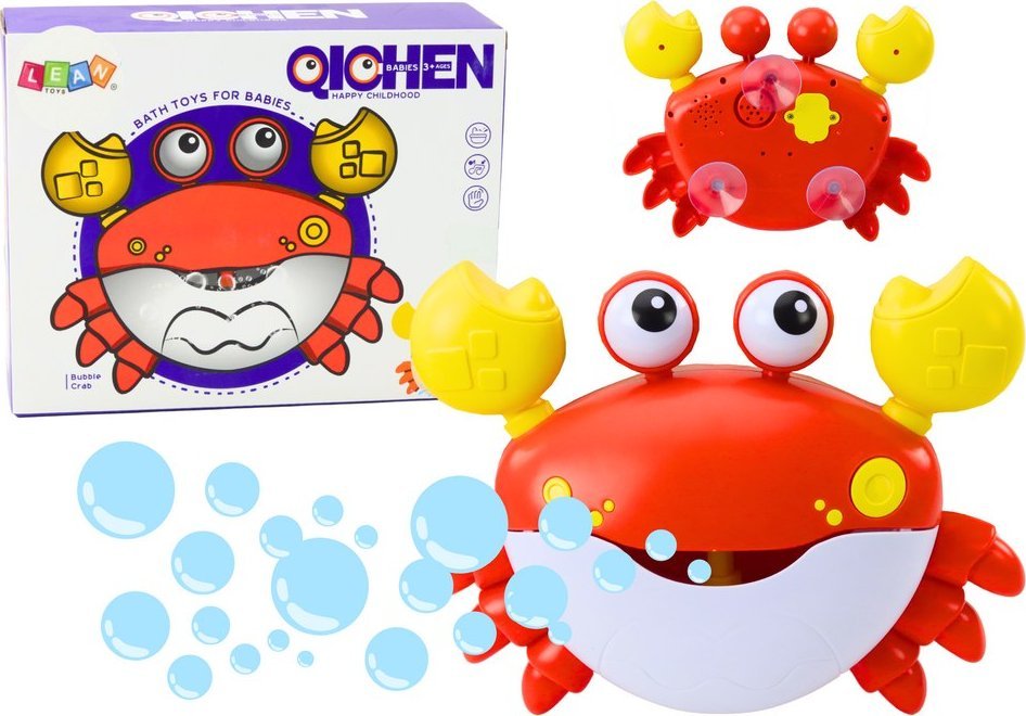 Maszyna do Baniek Mydlanych Krab Czerwony