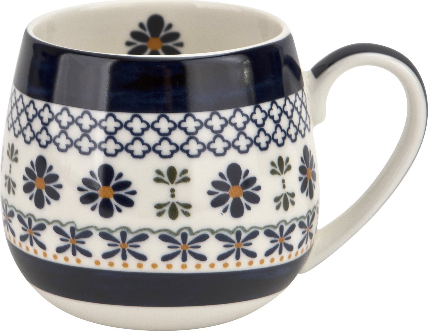 DUO Kubek porcelanowy baryłka 430 ml Indigo 4