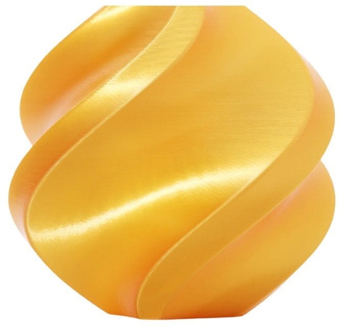 Filament Bambu Lab PLA Silk+ 1,75mm 1kg - w zestawie z wielorazową szpulą - Gold}