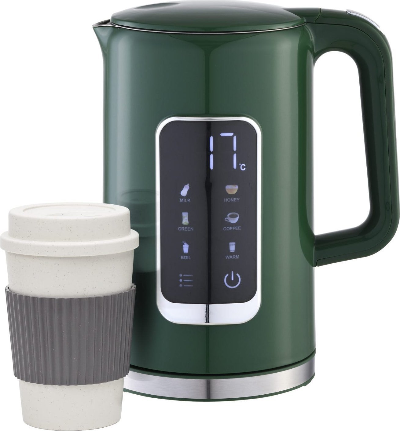 Czajnik Platinet PEKR723G + Kubek Zielony