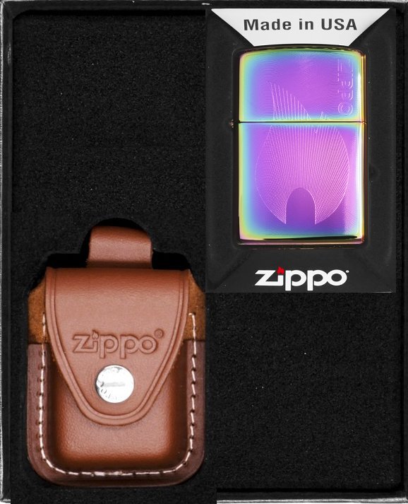 Zestaw ZIPPO Zapalniczka FLAME RAINBOW Prezentowy No2