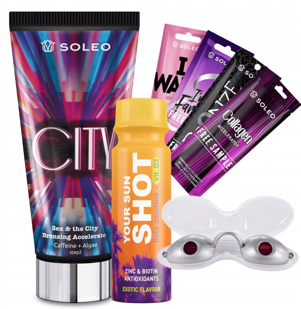 Soleo City 150ml Bronzer Z Przyspieszaczem Opalania