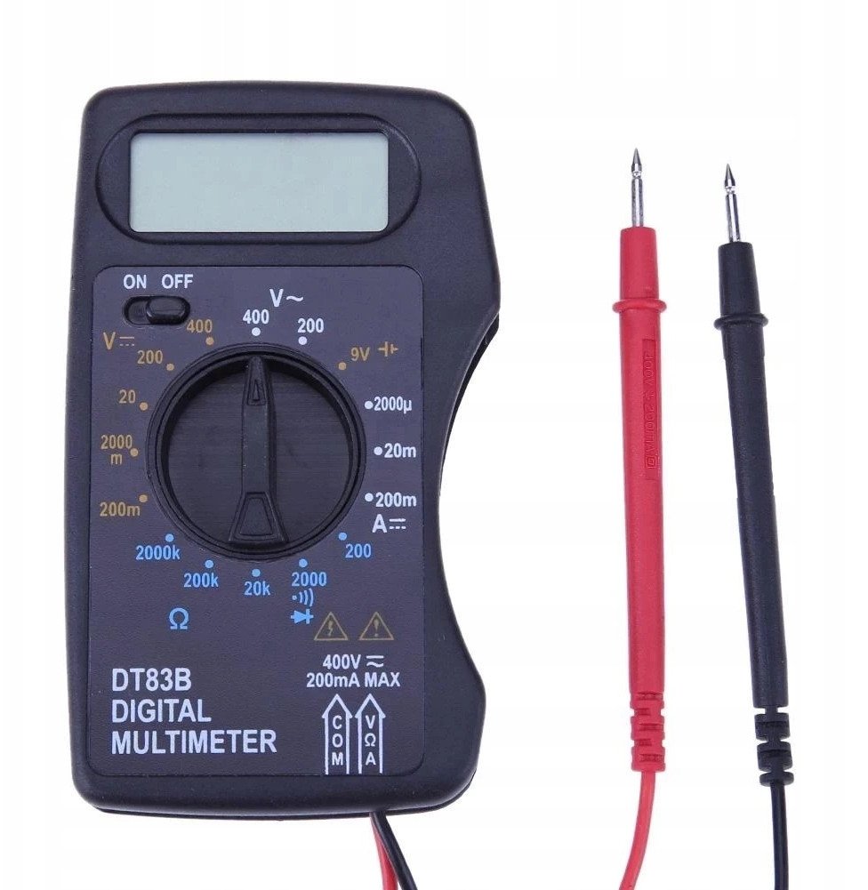 Miernik cyfrowy DT83B z buzerem