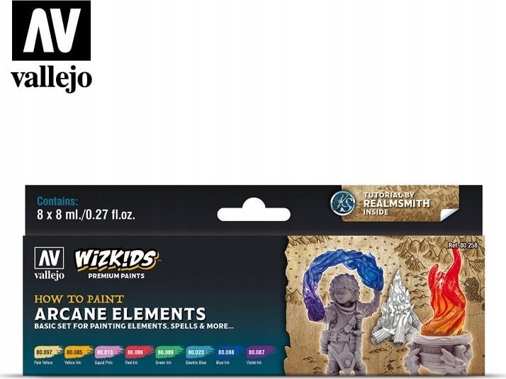 Vallejo Vallejo: Wizkids - Arcane Elements 8x8 ml