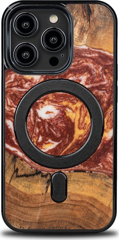 BeWood Etui Bewood Unique na iPhone 14 Pro - Planets - Mars z MagSafe