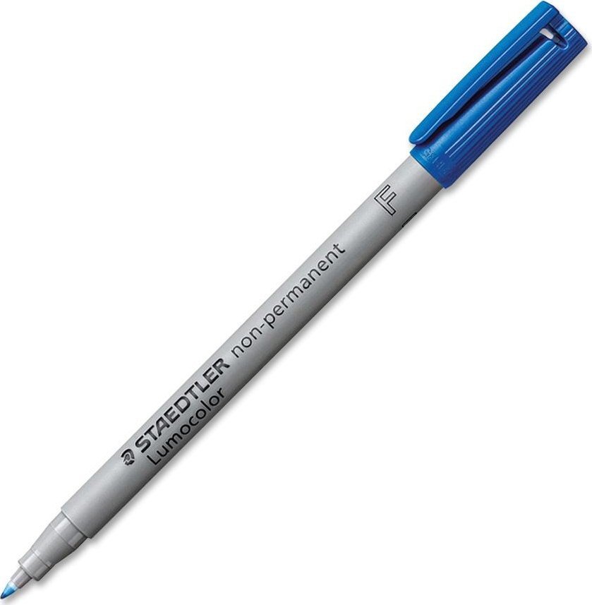 Staedtler STAEDTLER Folienstift Lumocolor non-perm F blau