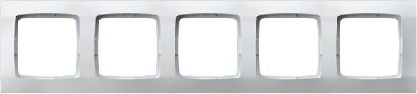 Ospel Ramka Karo 5-krotna biała (R-5S/00)