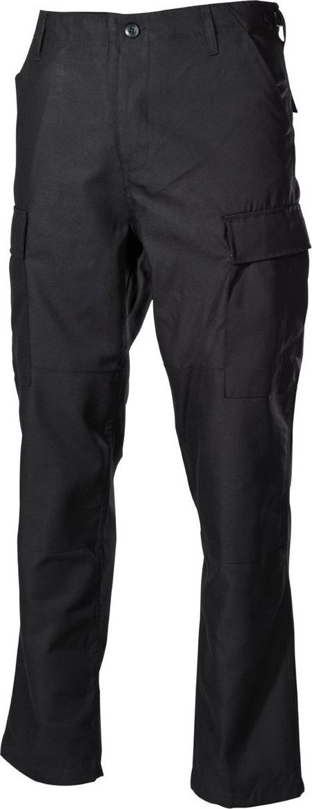 MFH SPODNIE BOJÓWKI US BDU CZARNE WZMACNIANE XS