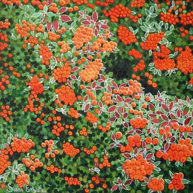 Susan Entwistle Karnet z kopertą Ognik szkarłatny