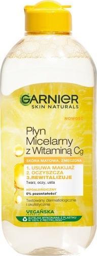 Garnier Skin Naturals płyn micelarny z witaminą Cg do skóry matowej i zmęczonej 400ml