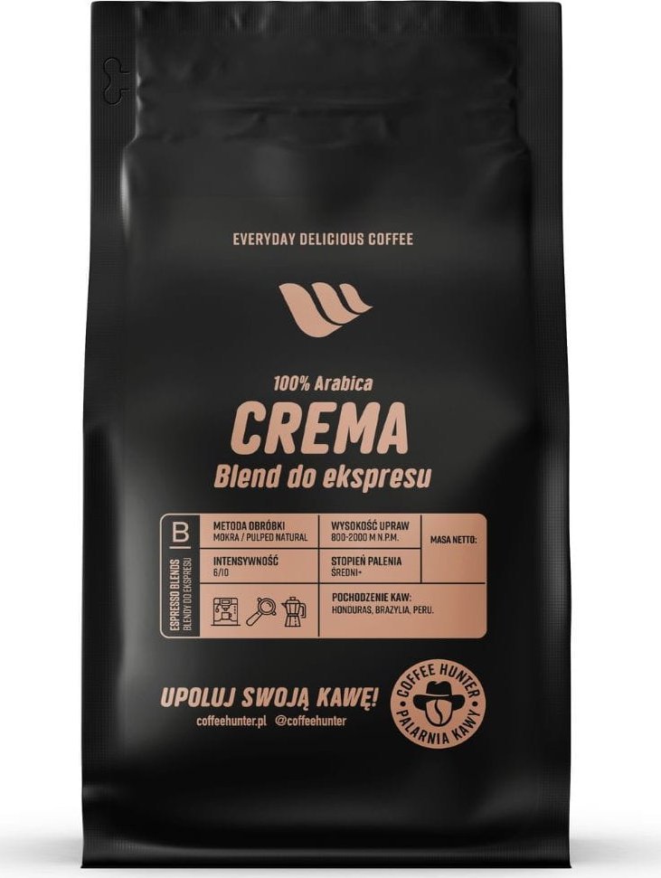 Kawa ziarnista Coffee Hunter Crema Blend 1 kg
