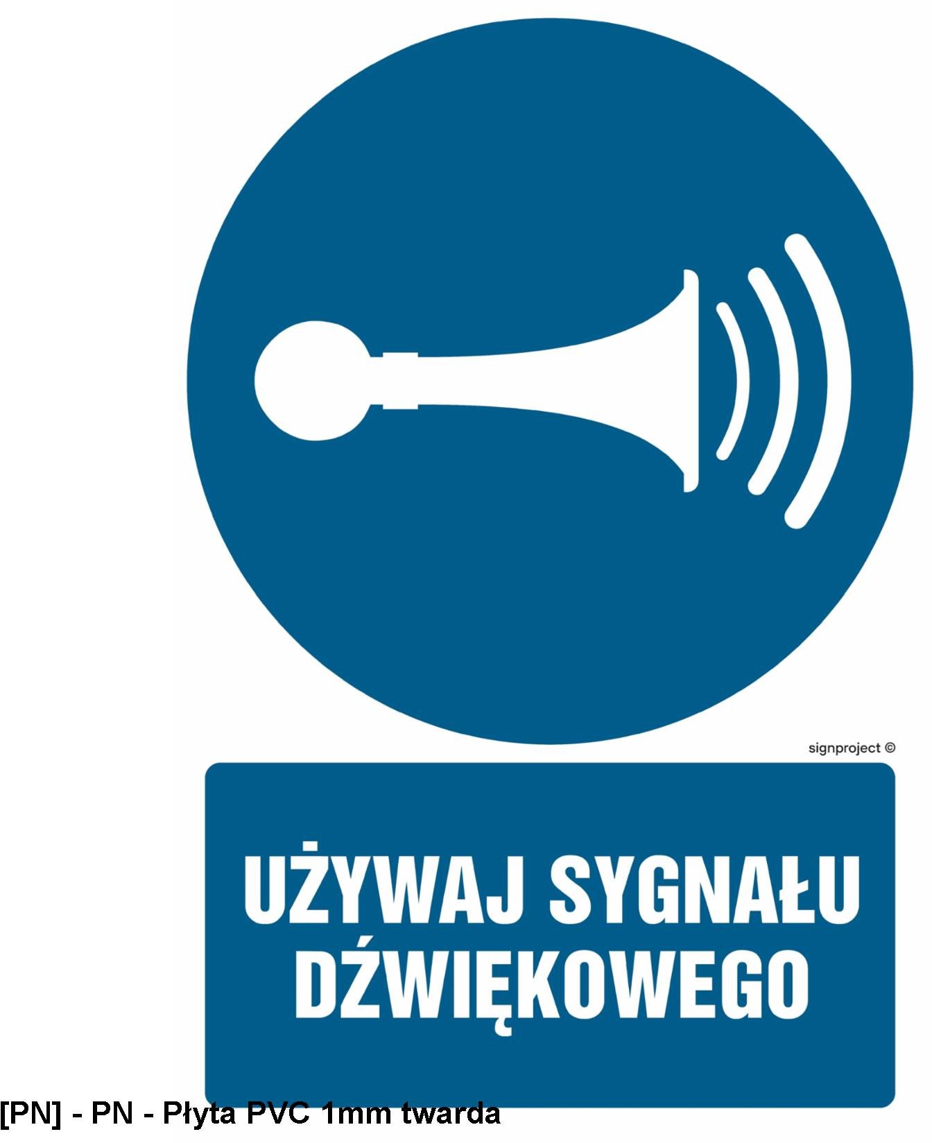 GL055 - Używaj sygnału dźwiękowego 300x450