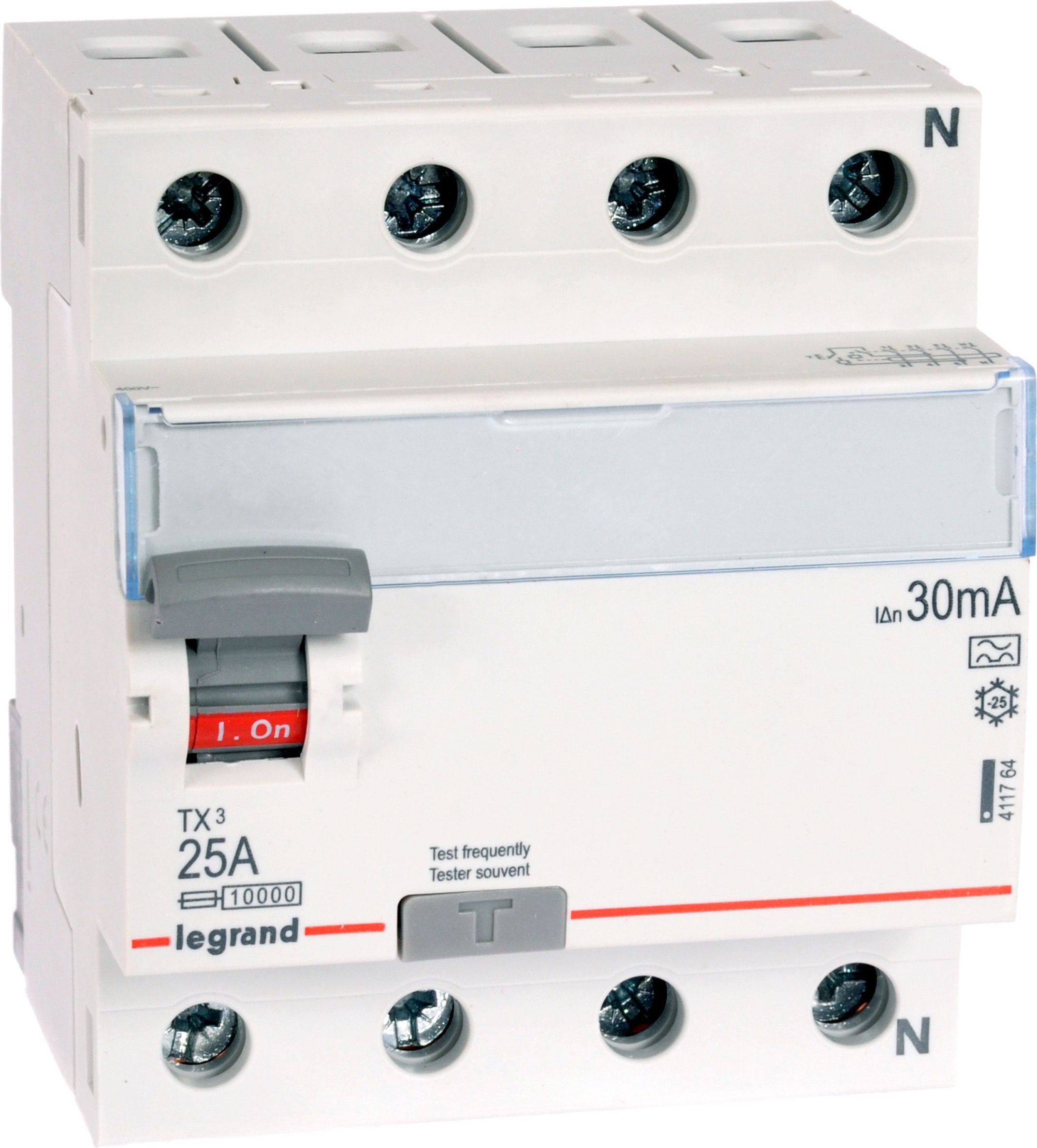 Legrand Wyłącznik różnicowoprądowy 4P 25A 0,03A typ A P304 - 411764