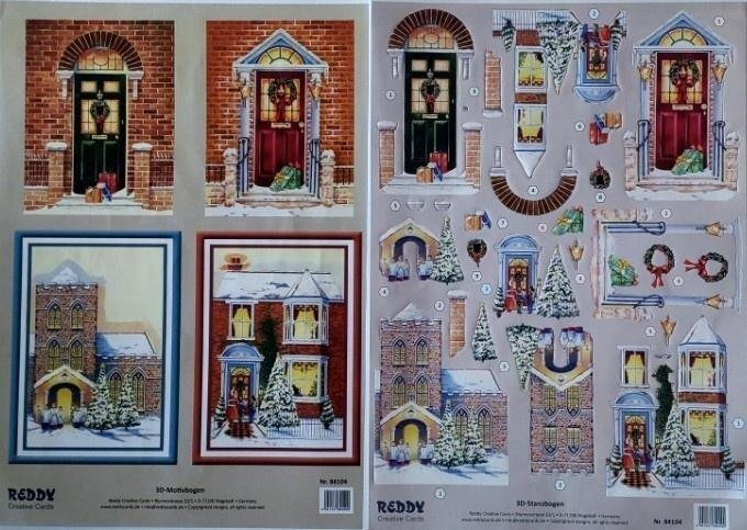 Zestaw 2 arkuszy A4 3D sztancowane format