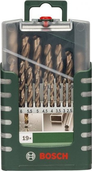 Wiertło Bosch ZESTAW WIERTEŁ 19 SZT. DO METALU HSS-CO DIN 338 1-10MM.