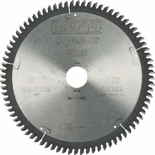 Dewalt Piła Tarcz.216x30mmx80z Dt4286-qz