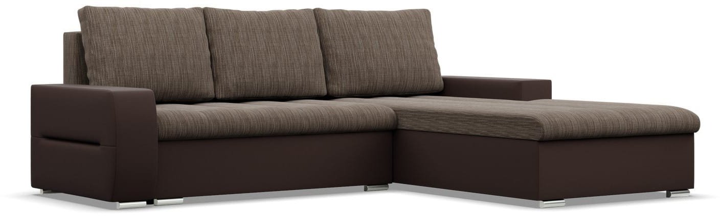 Narożnik do salonu, prawy, Sereno, 243x200x92 cm, braz | TYLETEGOTU