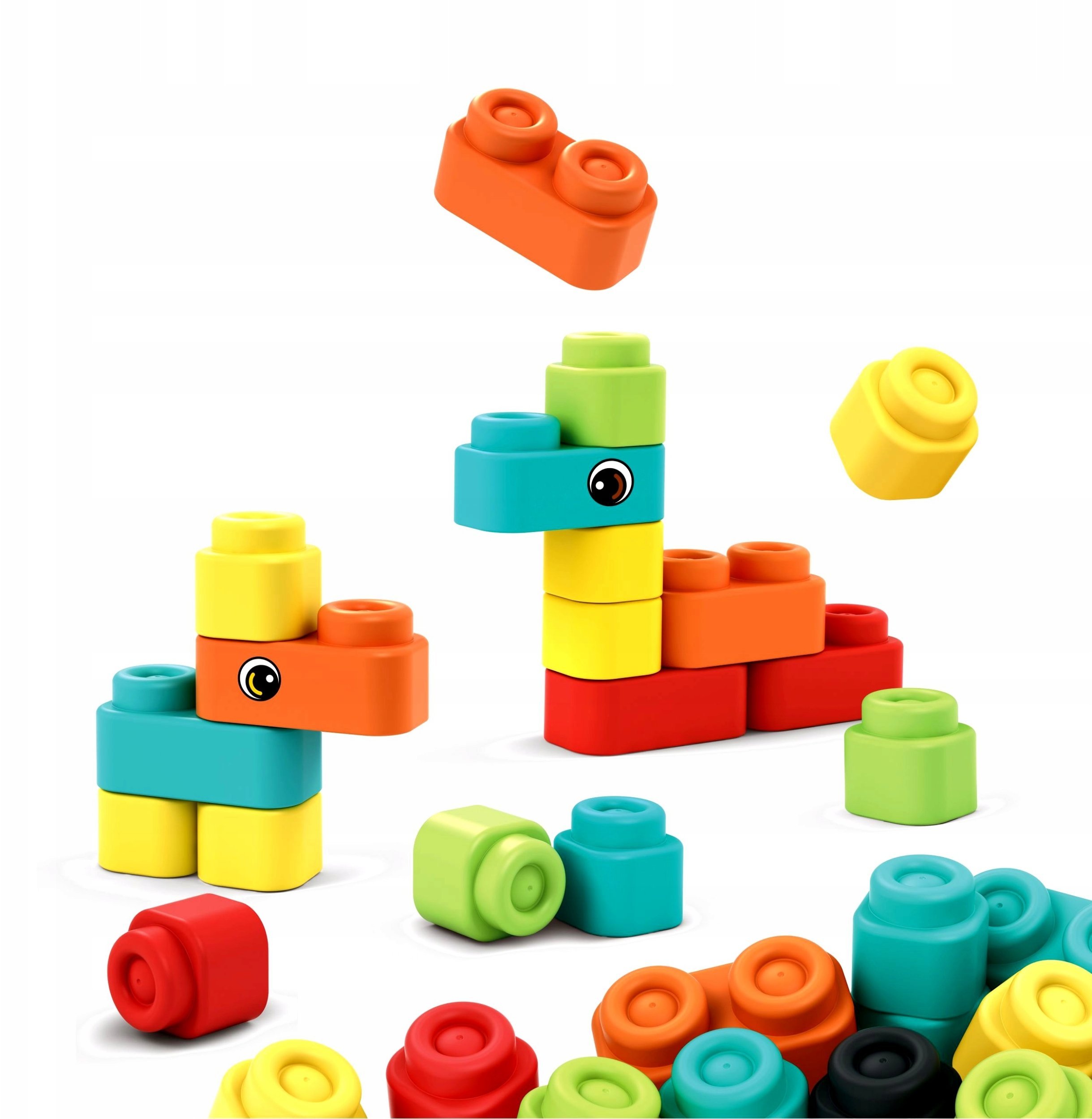 Bounn Miękkie duże klocki dla dzieci 33 elementy