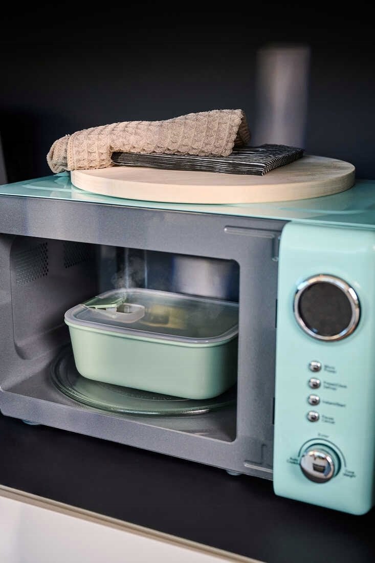 Mepal Easy Clip Frischhaltedose Glas 450 ml Nordic Sage