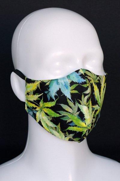 AUUU Maska na spacer z Psem - LIŚCIE DO M.