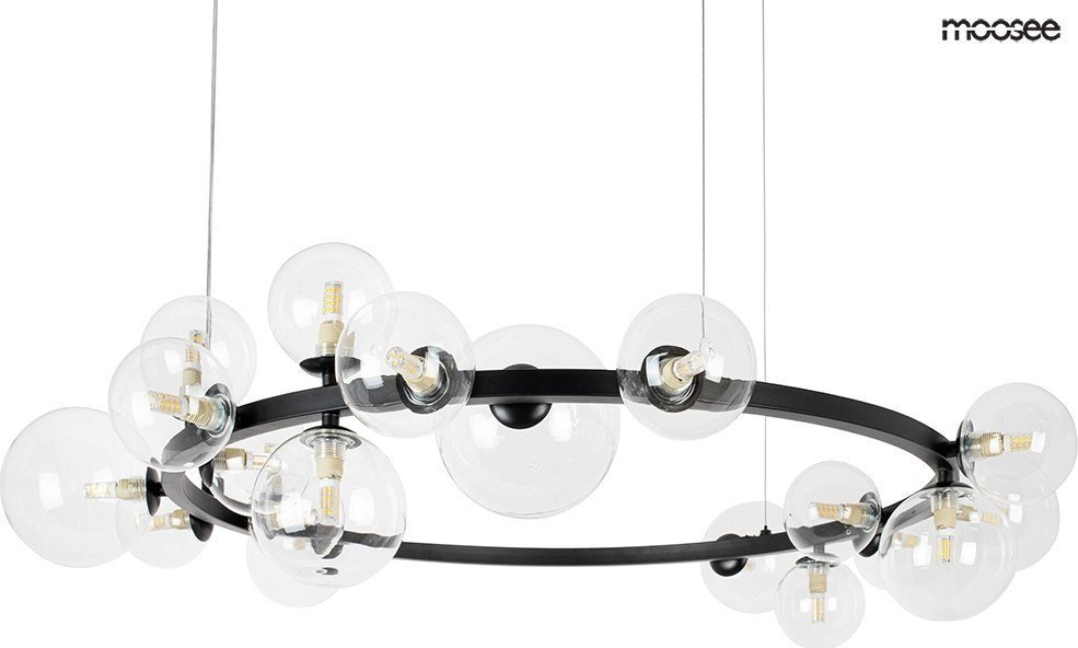 Lampa wisząca Moosee MOOSEE lampa wisząca ALURE 120 czarna