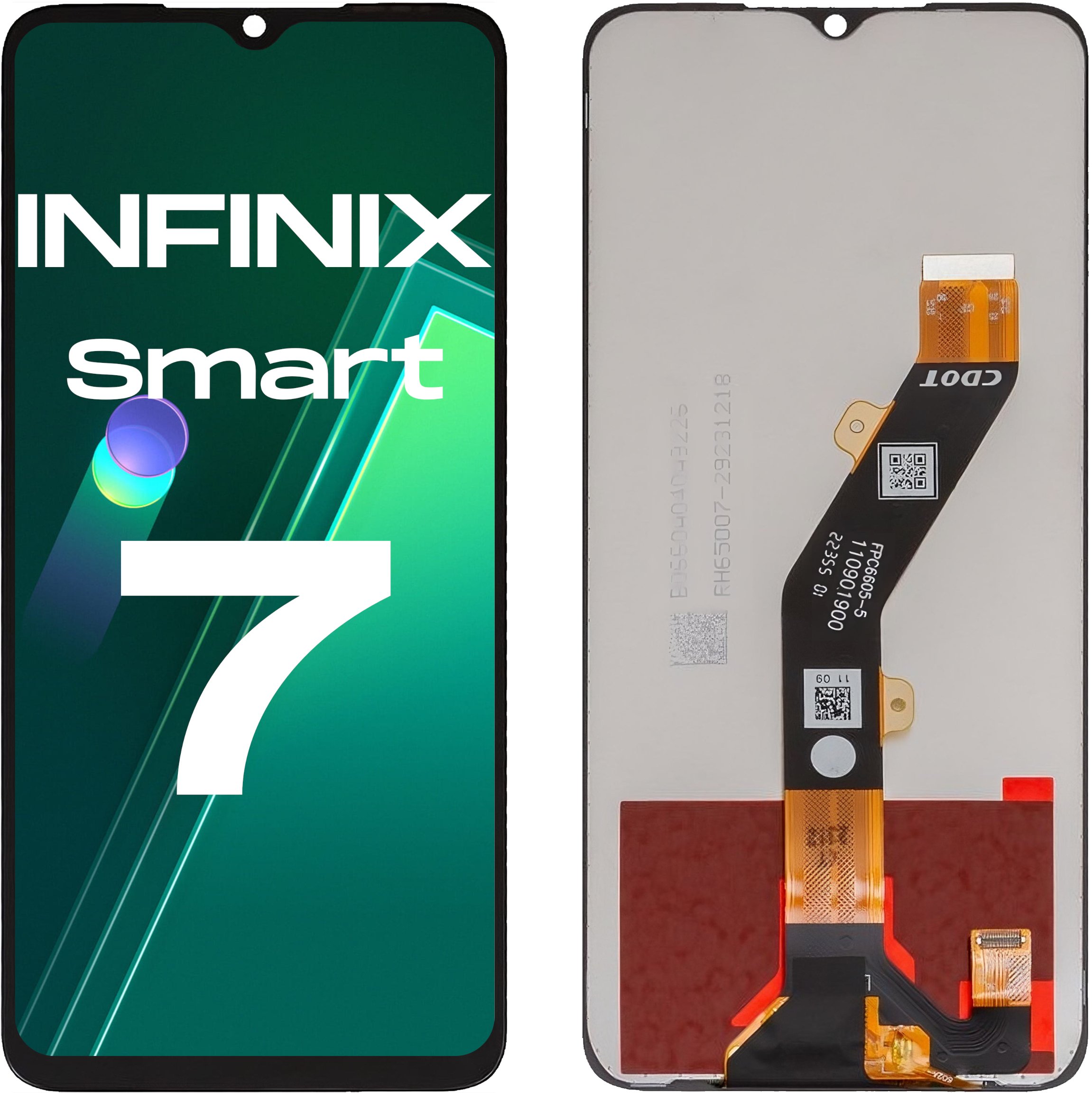 Wyświetlacz do Infinix Smart 7 HD LCD X6515 Ekran