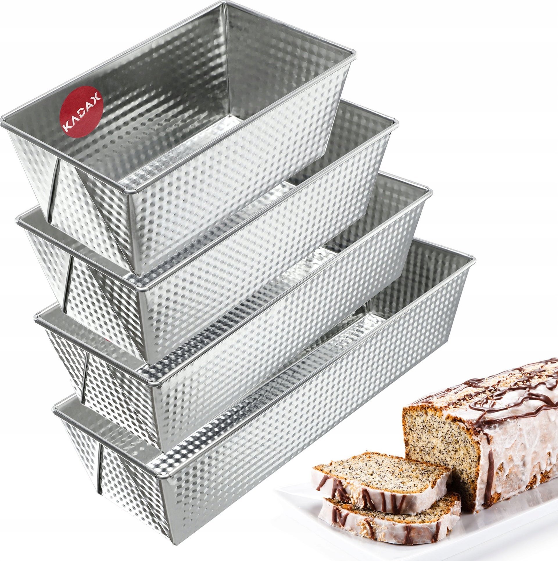 Kadax KADAX Keksówka Forma Do Pieczenia Zestaw xxL 4szt